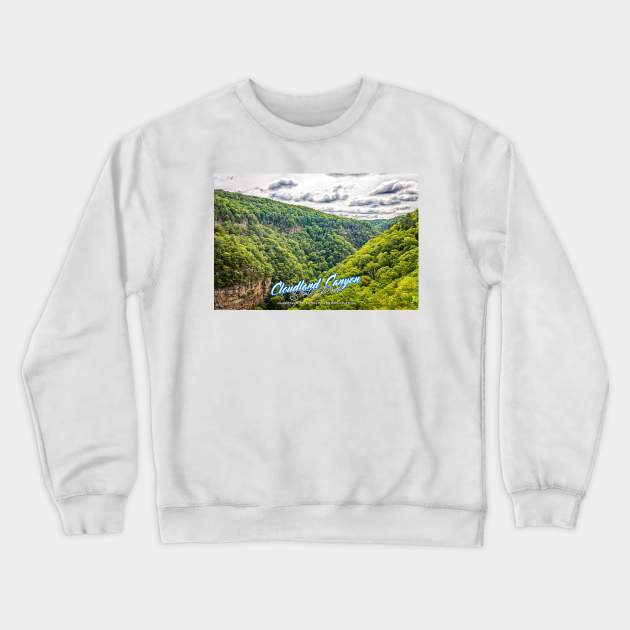 Cloudland Canyon State Park Crewneck Sweatshirt by Gestalt Imagery